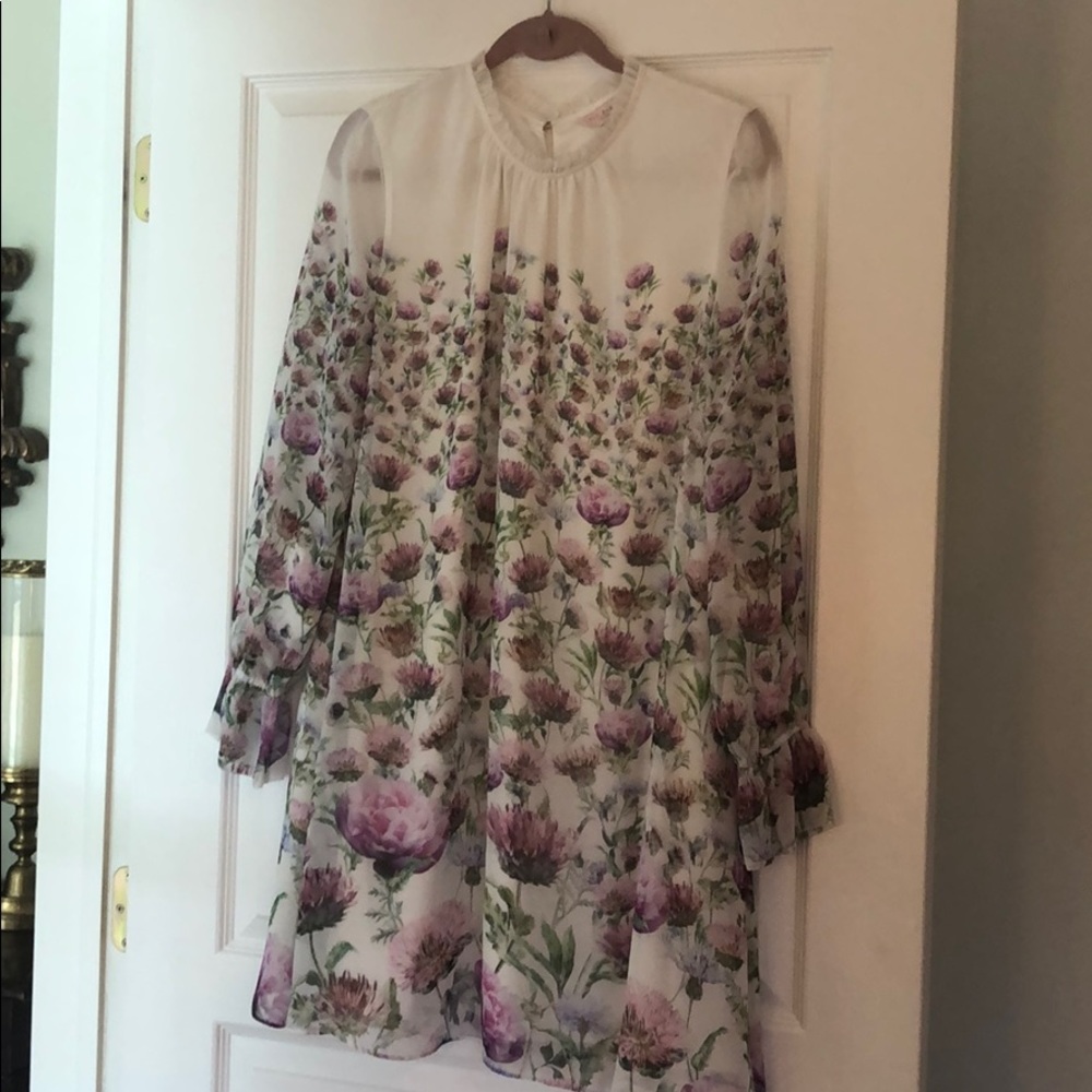 Ted Baker floral shift dress